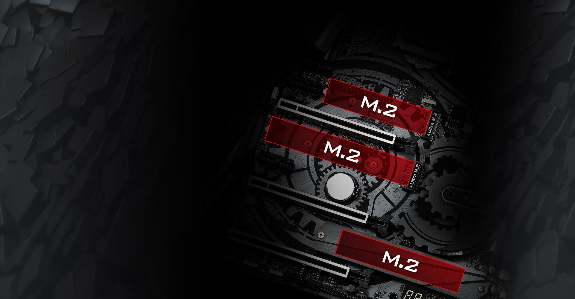 M.2 x 3 (Gen3x4 / SATA3)